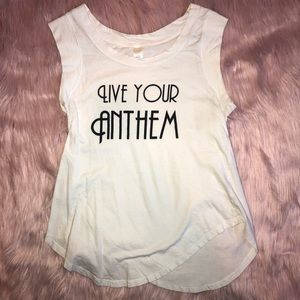 Anthem Made “Live your anthem” tank